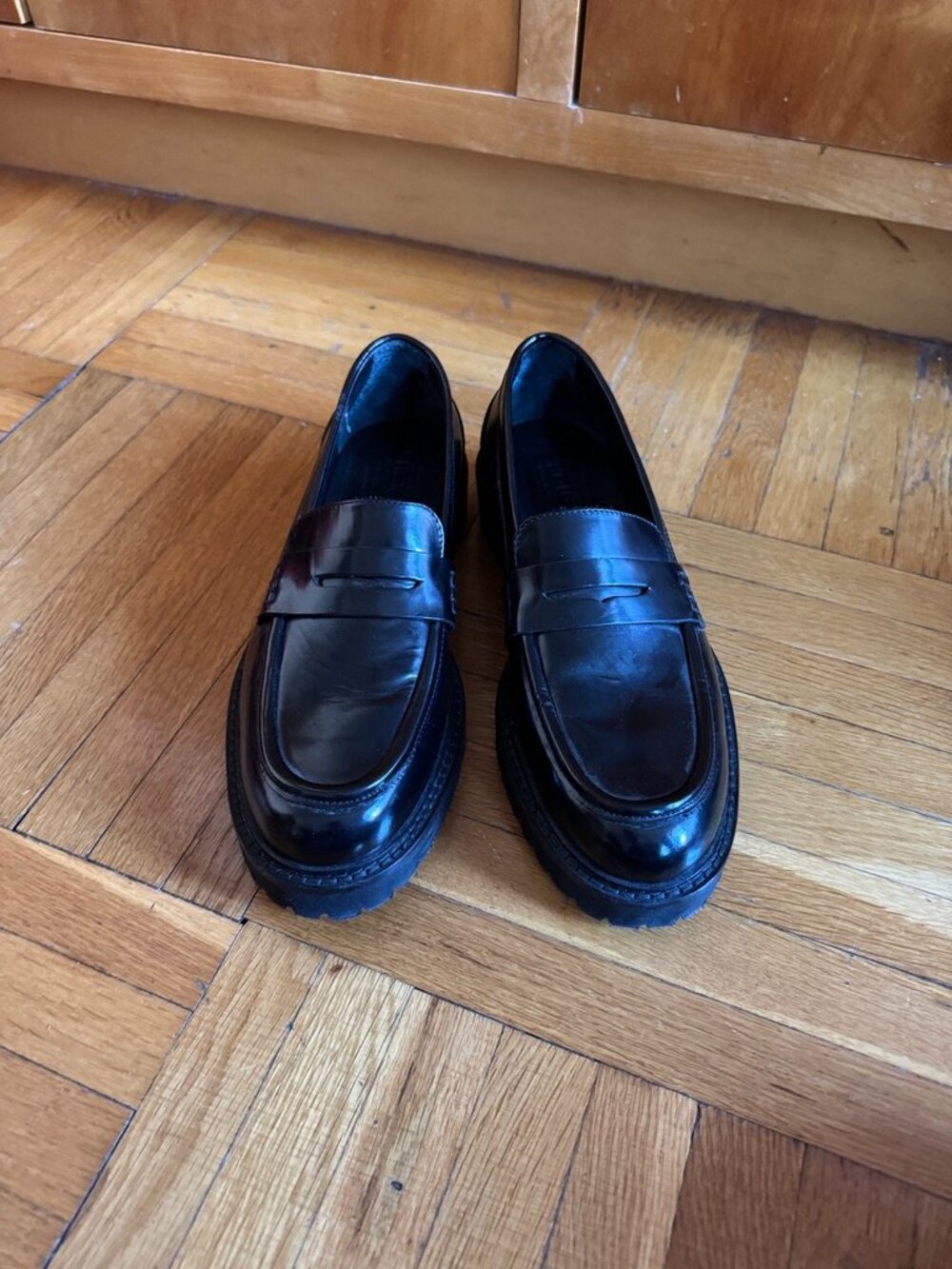 Koio Arezzo Black Lug Loafers (sz 7)